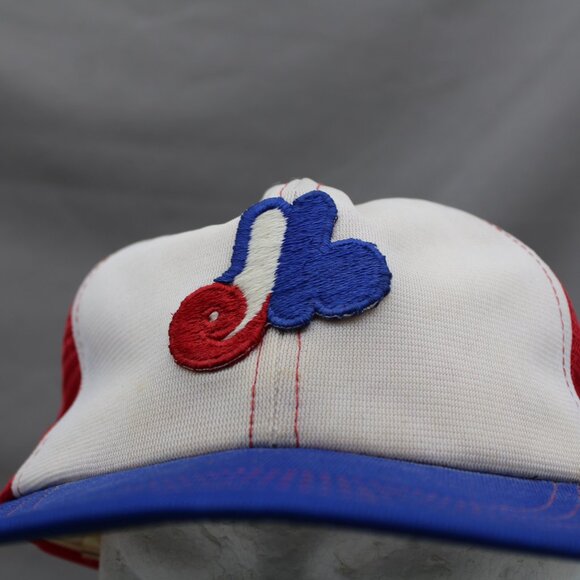 Montreal Expos Hat (VTG) - Tri-Colour Trucker by Annco - Adult Snapback - Picture 2 of 9